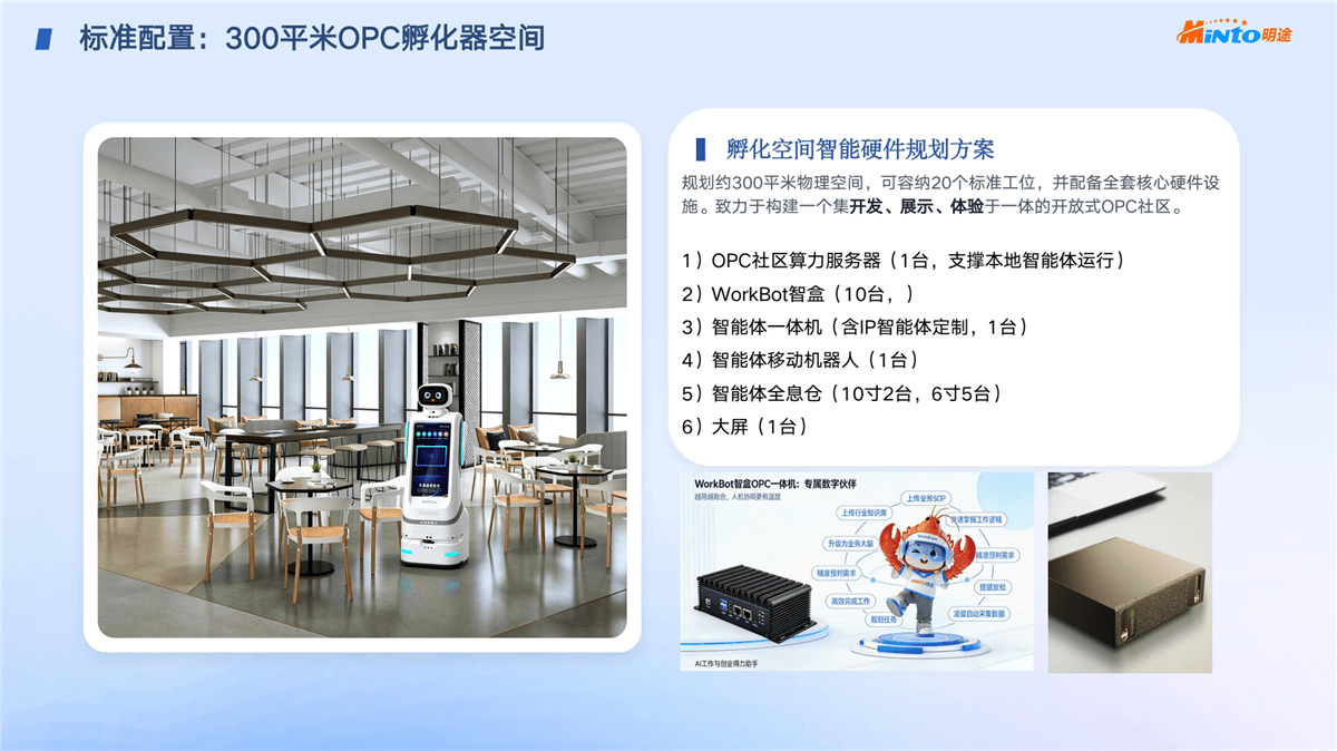 智能体OPC社区硬件空间配置